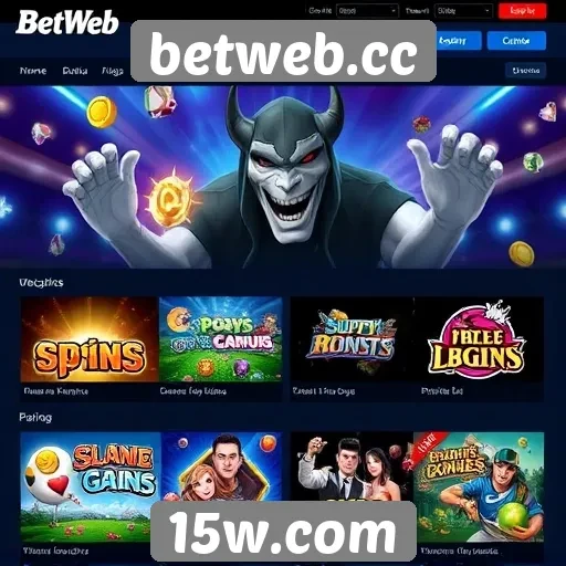 Exploração das opções de jogos disponíveis no betweb.cc
